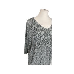 Zhenzi tunika abstrakt S-M |Secondhandoutfit.dk