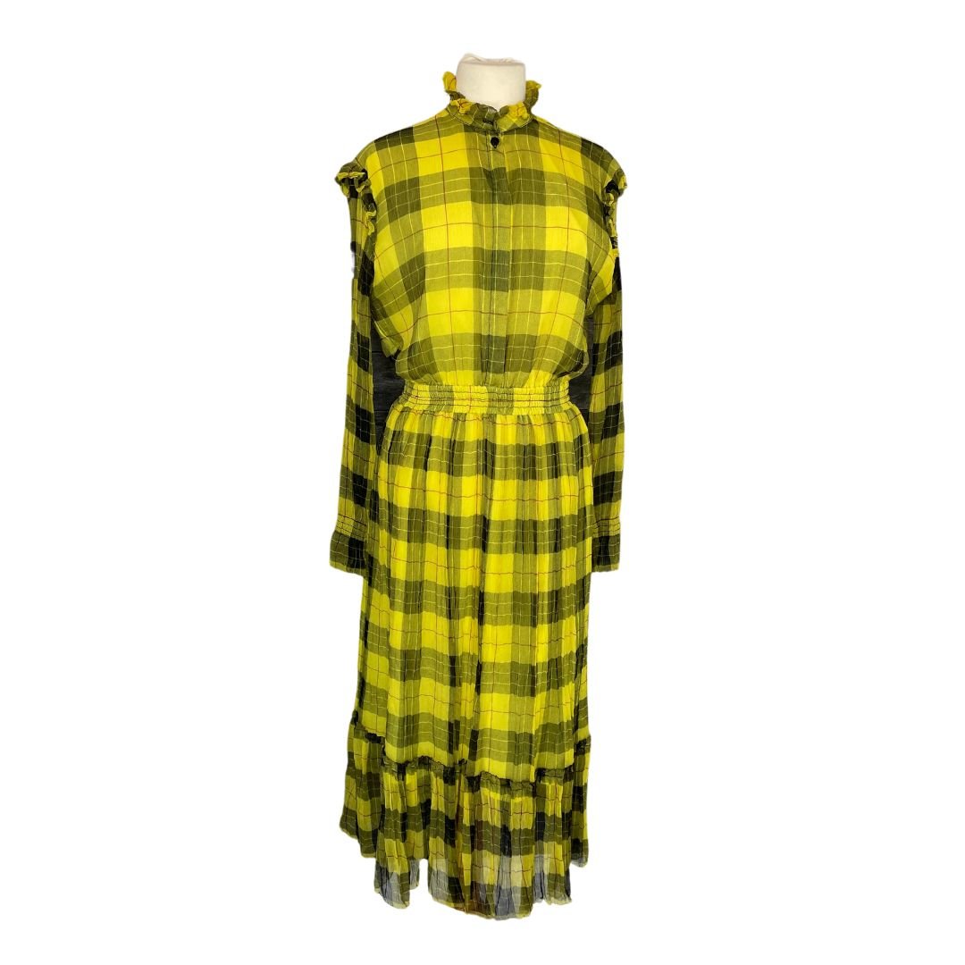 Suri Assassin fløjte Designers Remix kjole gul tern str. XS | Secondhandoutfit.dk