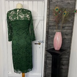 Adept Indsigtsfuld Decimal Mamalicious kjole grøn blonde str. S | Secondhandoutfit.dk