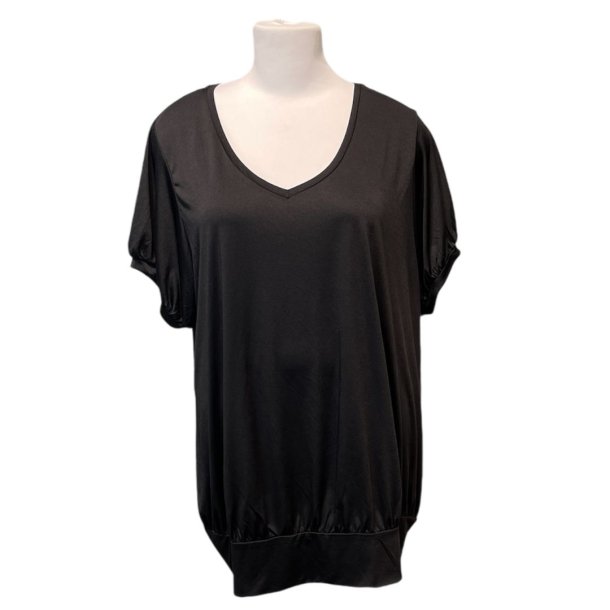 Zizzi Active trningsbluse sort / XXXL (60)